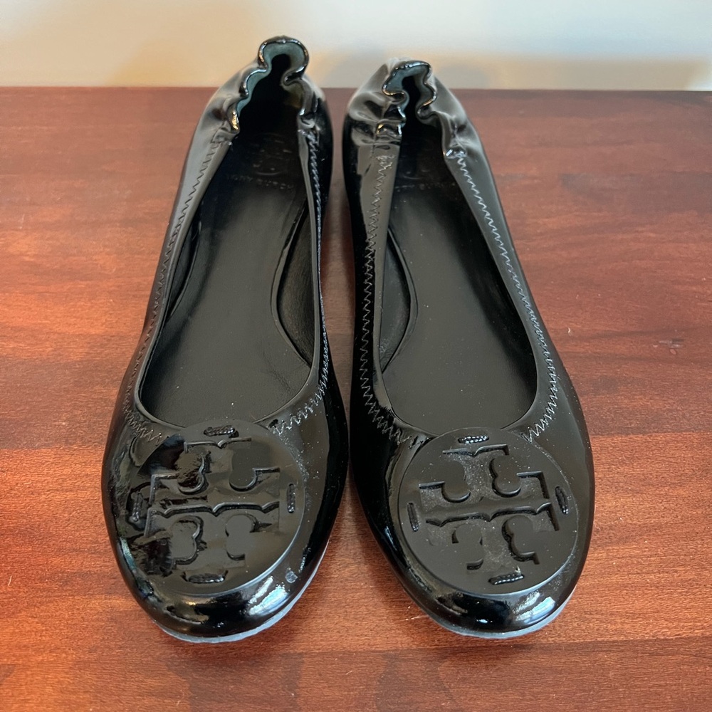 NEW Tory Burch Minnie Travel Ballet Flats 8.5